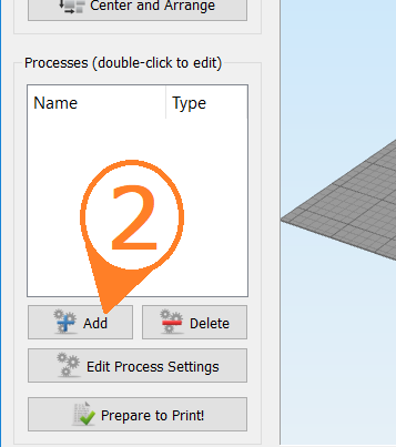 Simplify3D start6B Add process