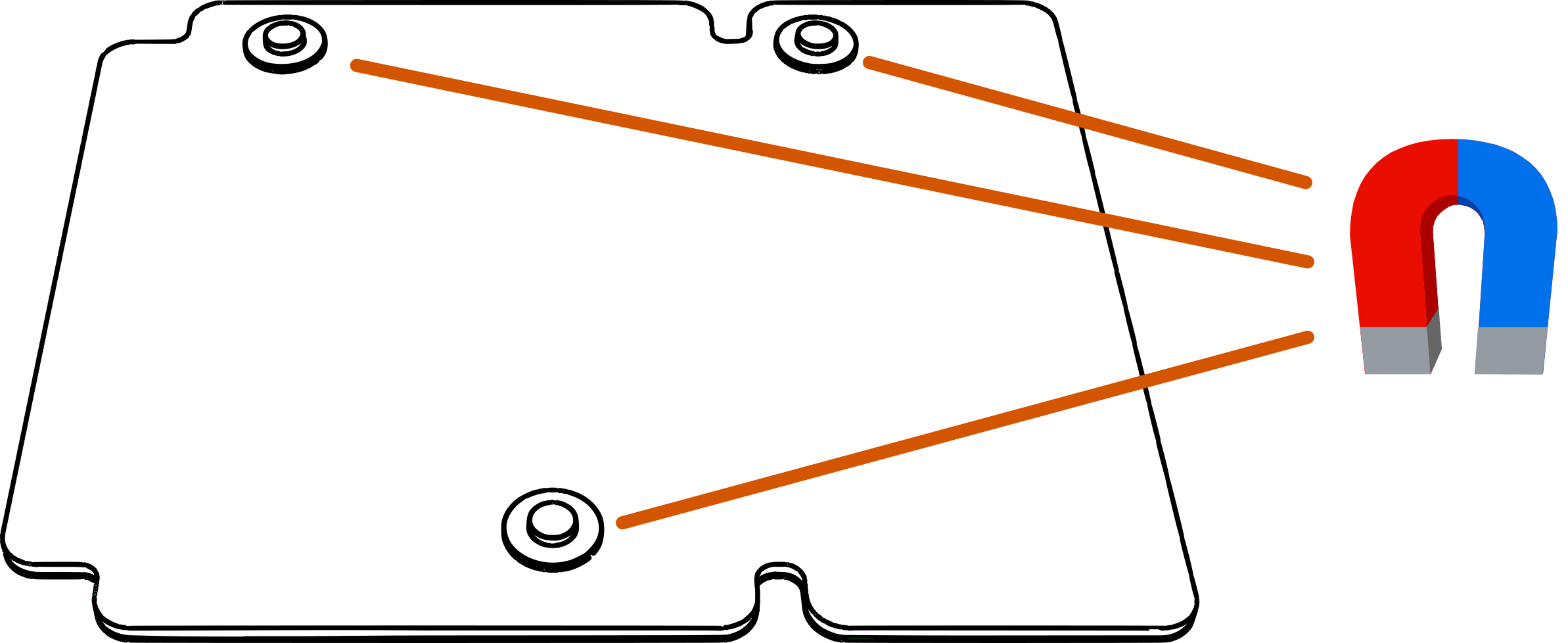 A1.0534 Standard Build plate - magnets